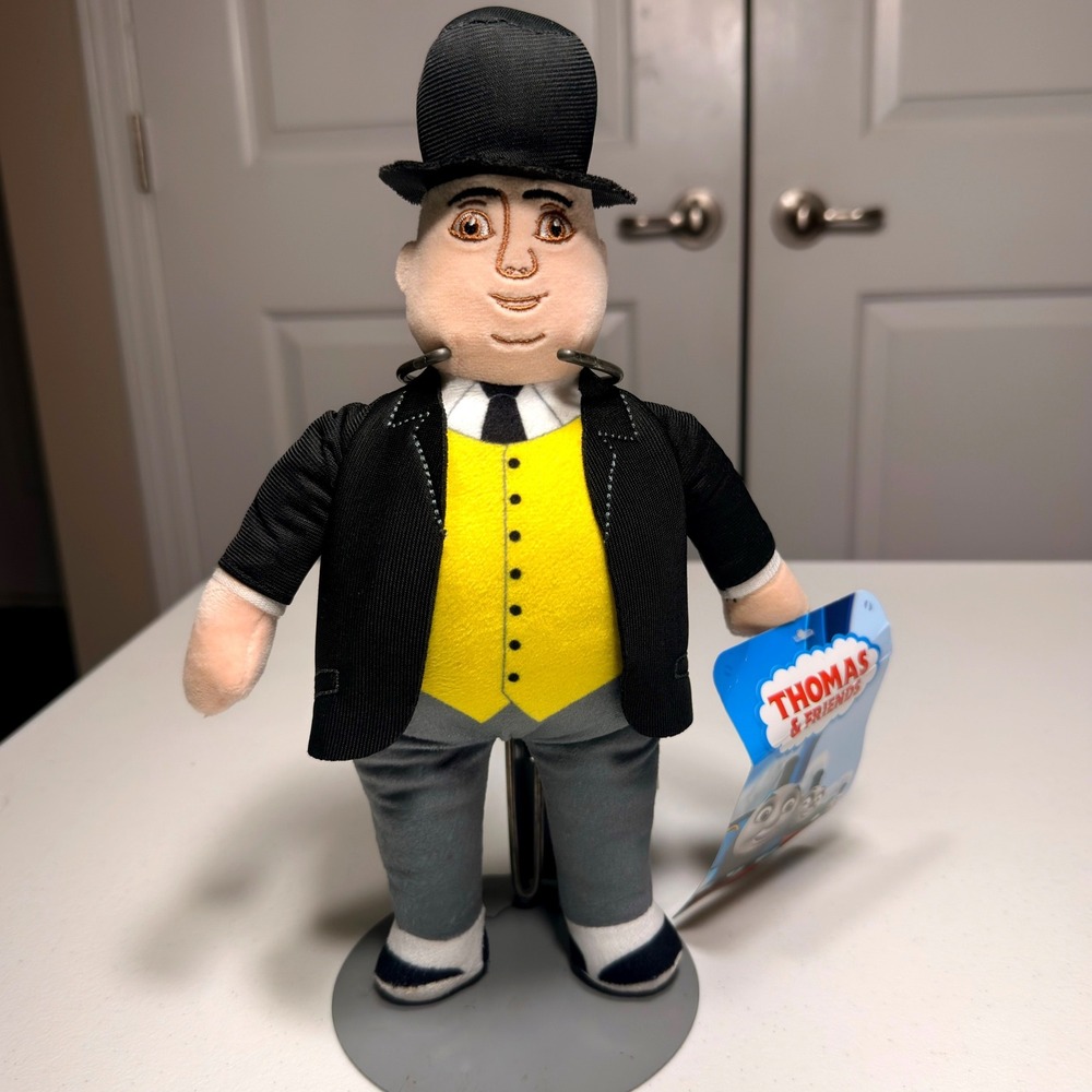 Thomas & Friends Sir Topham Hatt Plush Toy Factory Fat Controller 11 Inch NWT